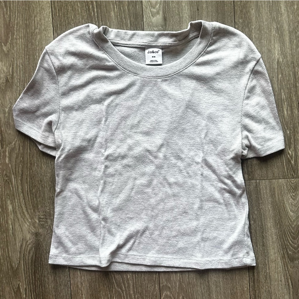 Light Gray Short Sleeve baby tee